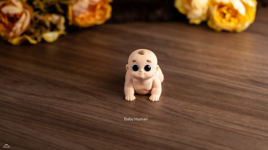 Crawling Baby Pocket Figure – 3D Printed Collectible