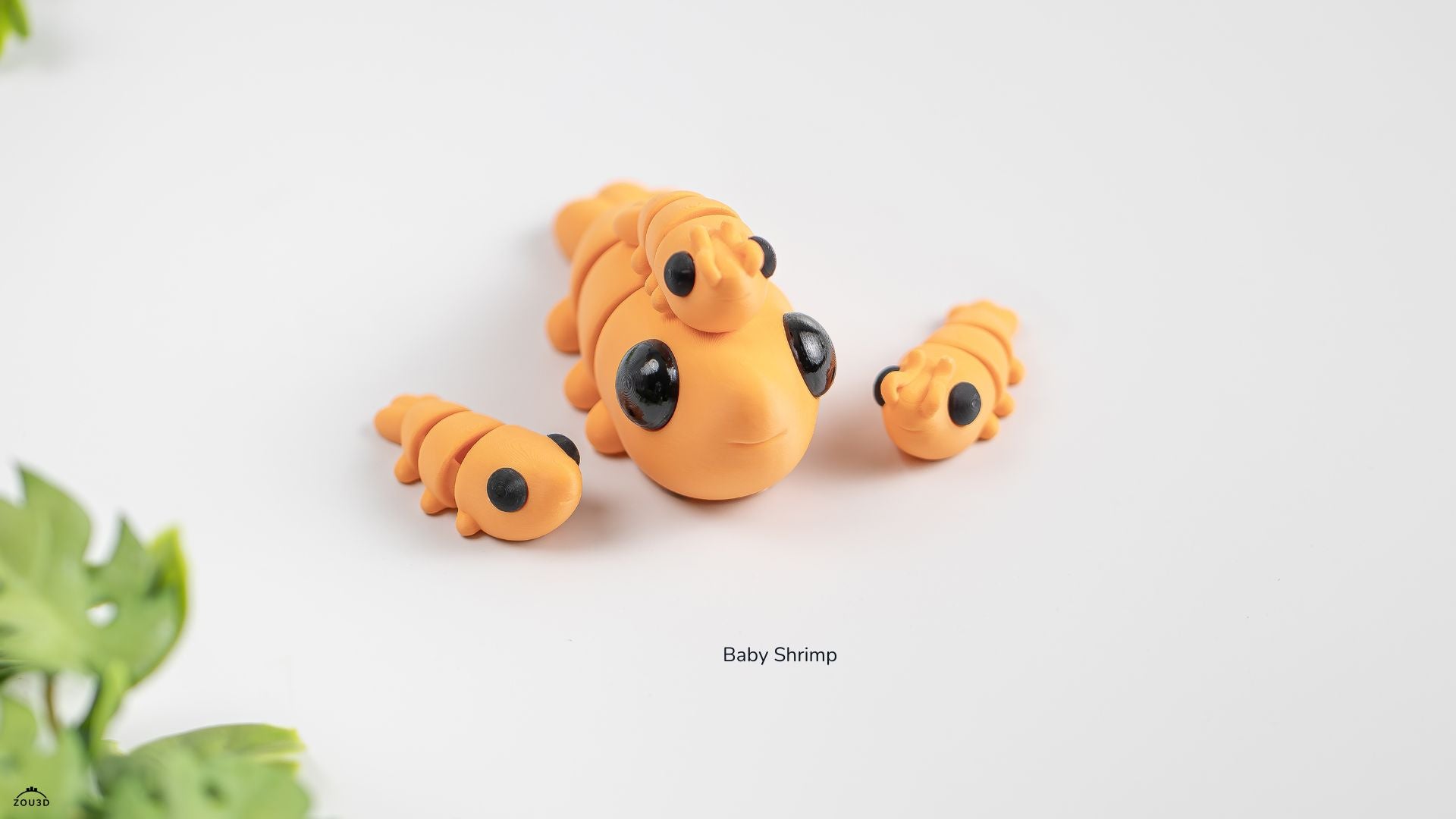Baby Shrimp – 3D Printed Articulated Figure