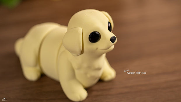 Baby Golden Retriever – 3D Printed Pocket Figure