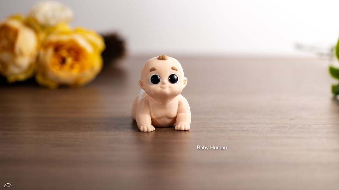Crawling Baby Pocket Figure – 3D Printed Collectible