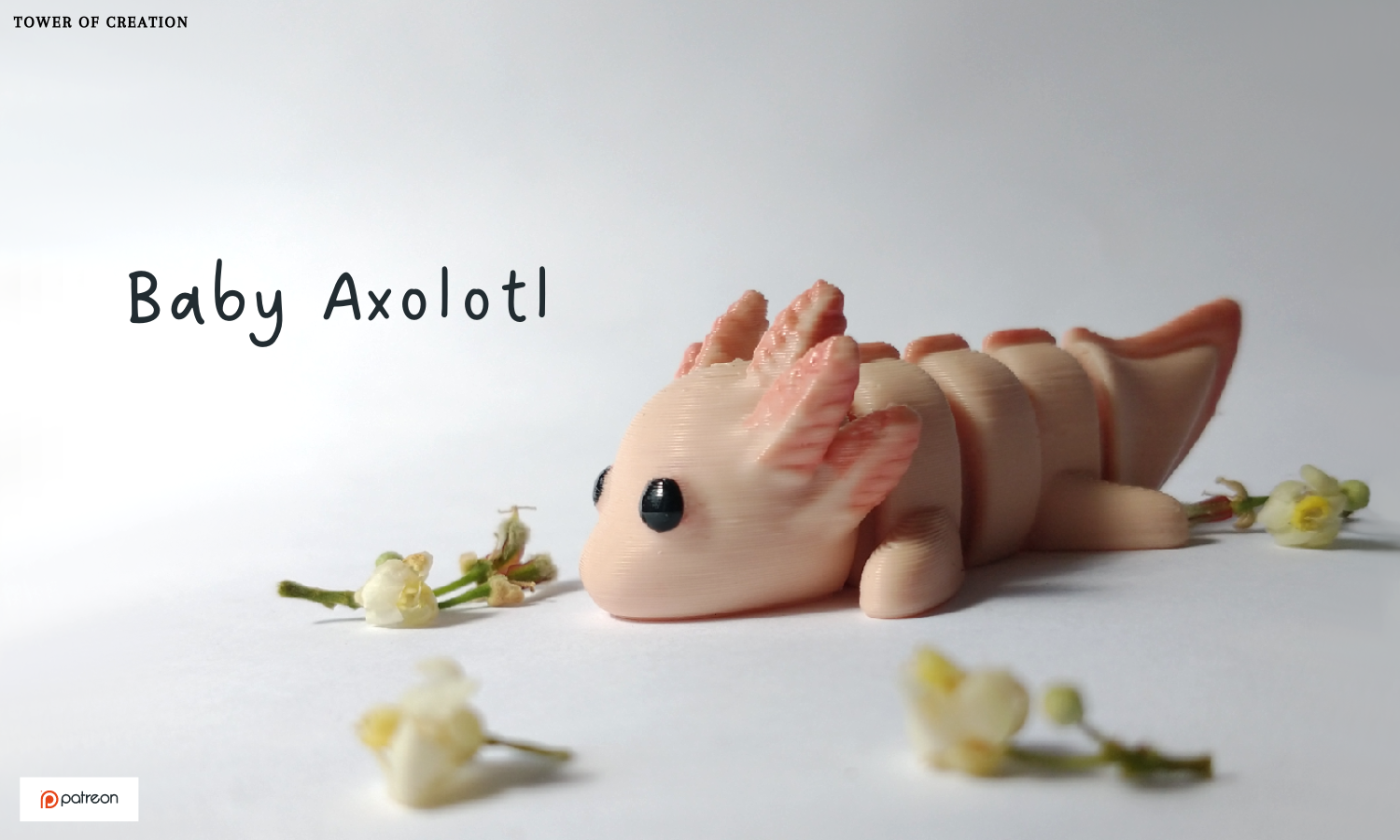 Baby Axolotl Articulated Fidget