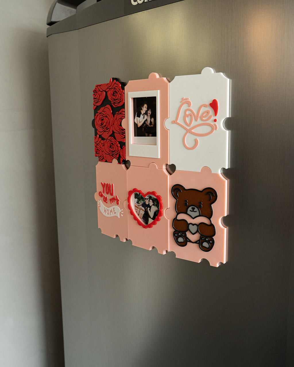 Puzzled Love Magnetic Photo Frame - view 3