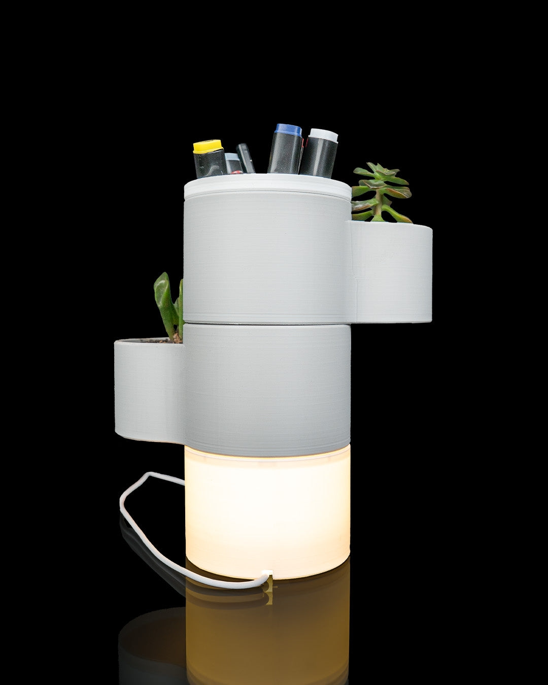Living Stack - Table Lamp & Organizer - view 3