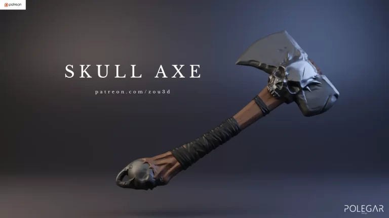 Skull Axe