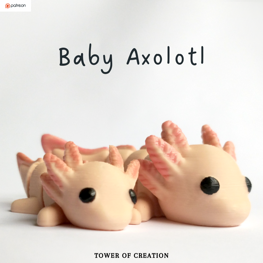 Baby Axolotl Articulated Fidget
