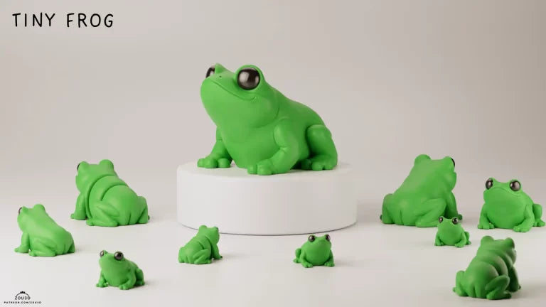 Baby Frog Sculpture