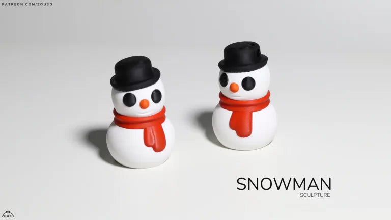 Snowman Sculpture
