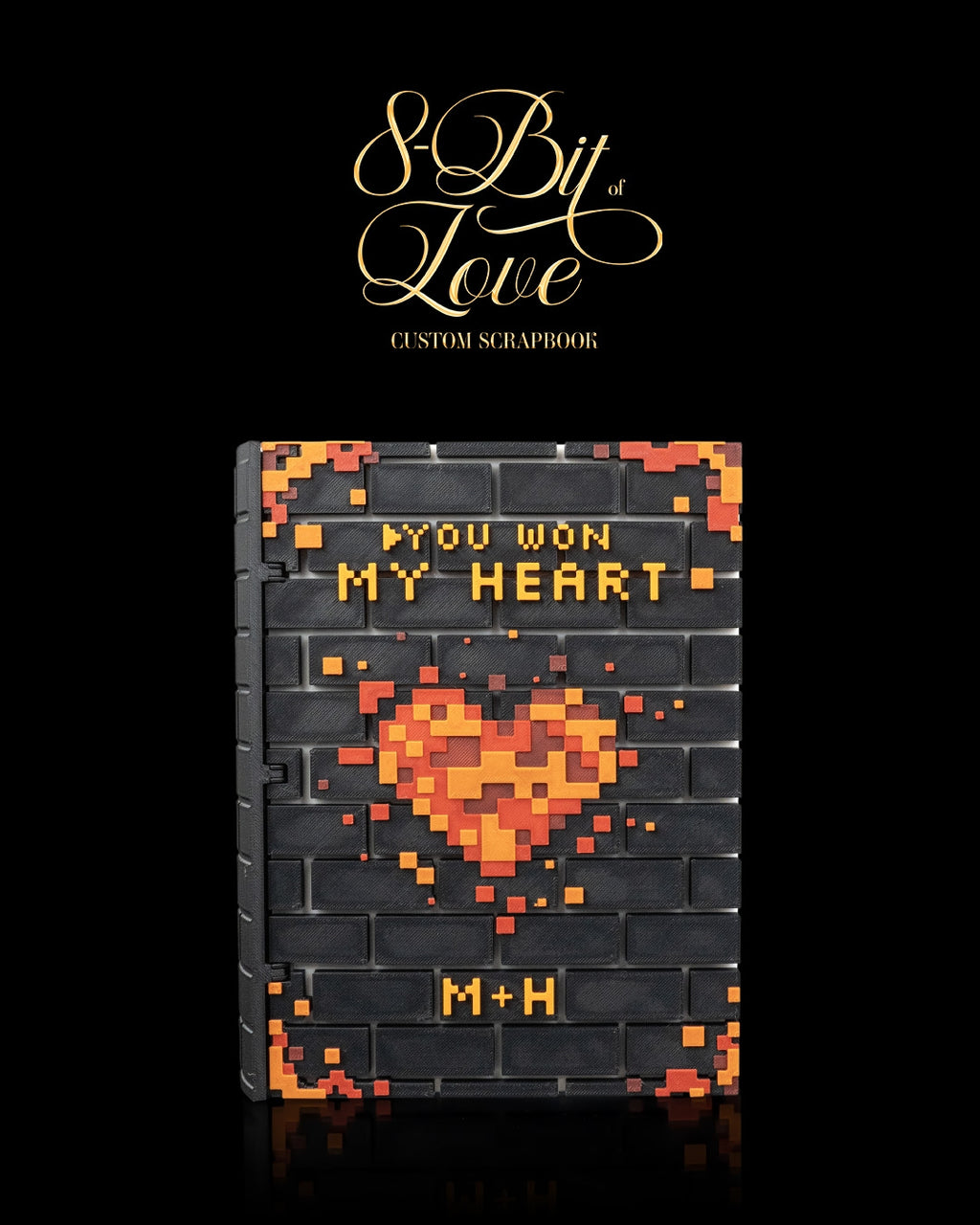 8-Bit of Love Custom Scrapbook