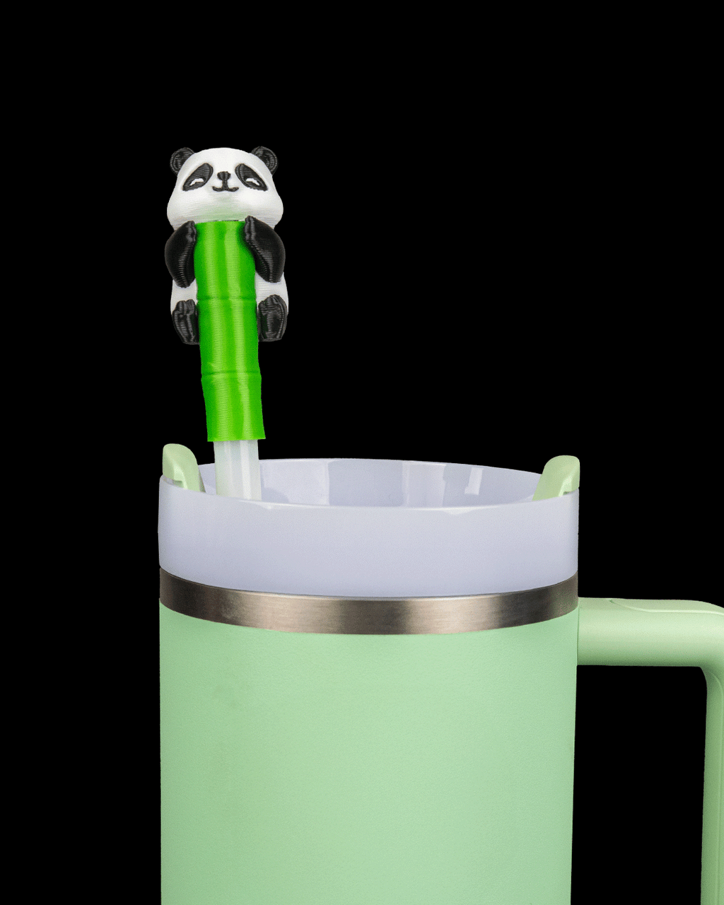 Bamboo Break - Straw Topper & Charm - view 2