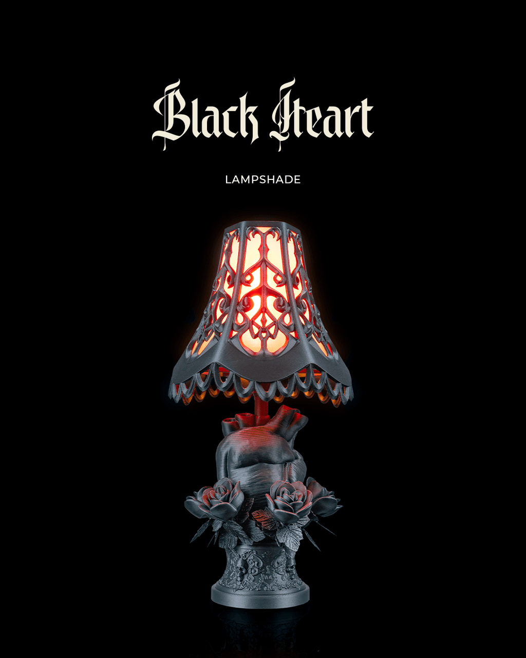 Black Heart - Lampshade