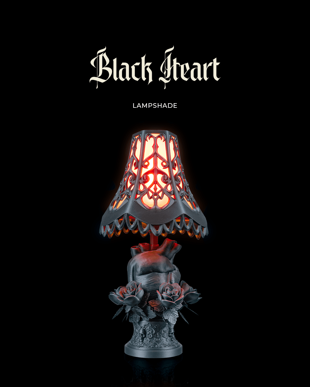 Black Heart - Lampshade