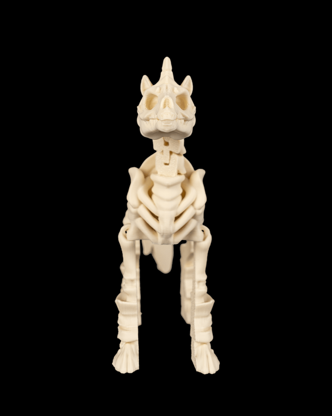 Boneback Steed – 3D Printed Articulated Skeleton Horse
