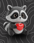 Cute Racoon 3D printed product