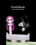 Final Drink - Straw Topper & Charm