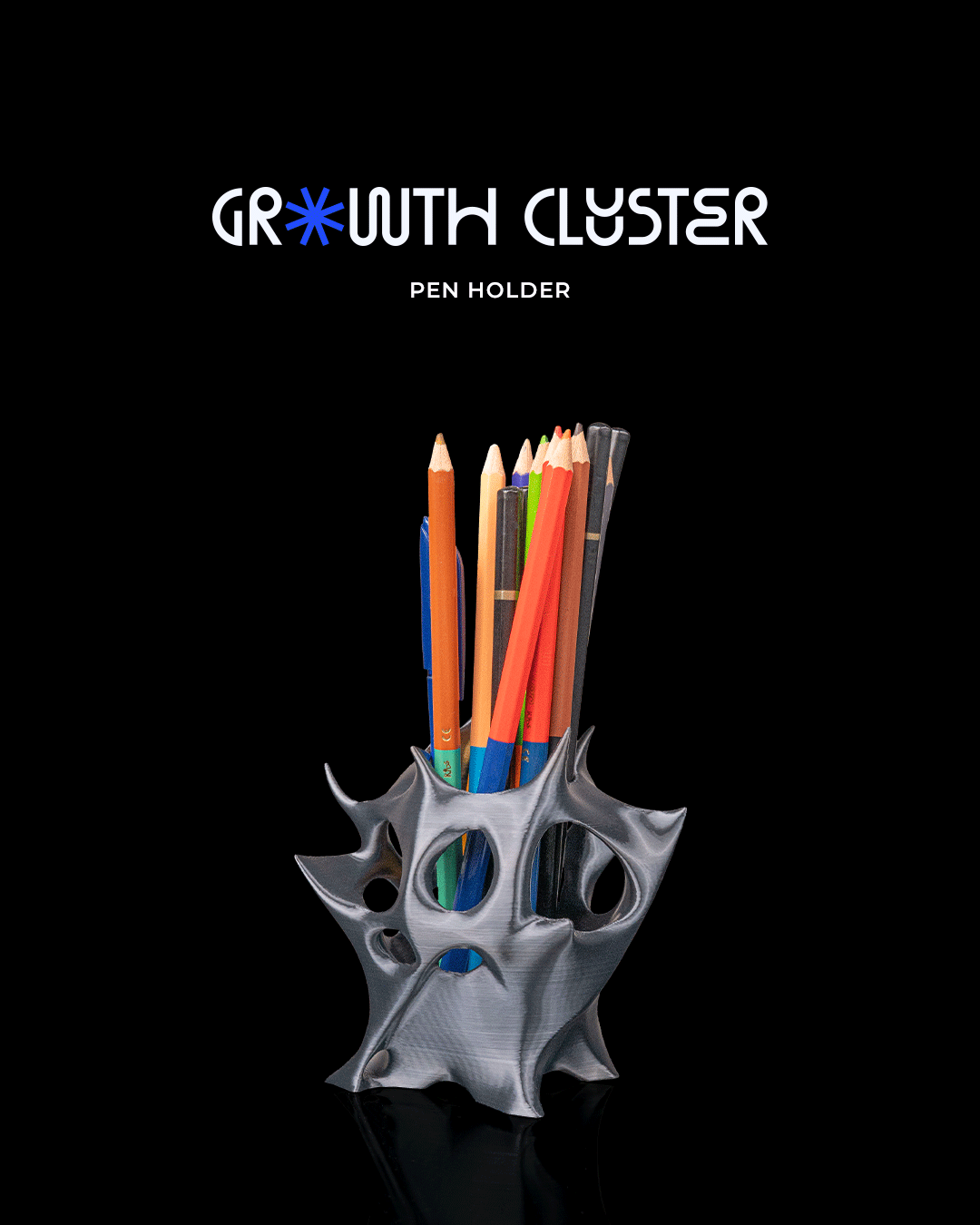 Growth Cluster Pen Holder