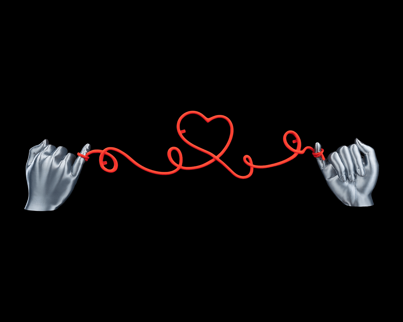 Heartstring Photo String - view 3