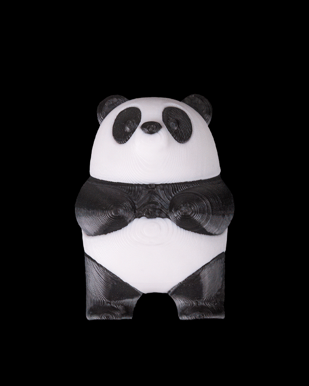 Laying Panda - view 2