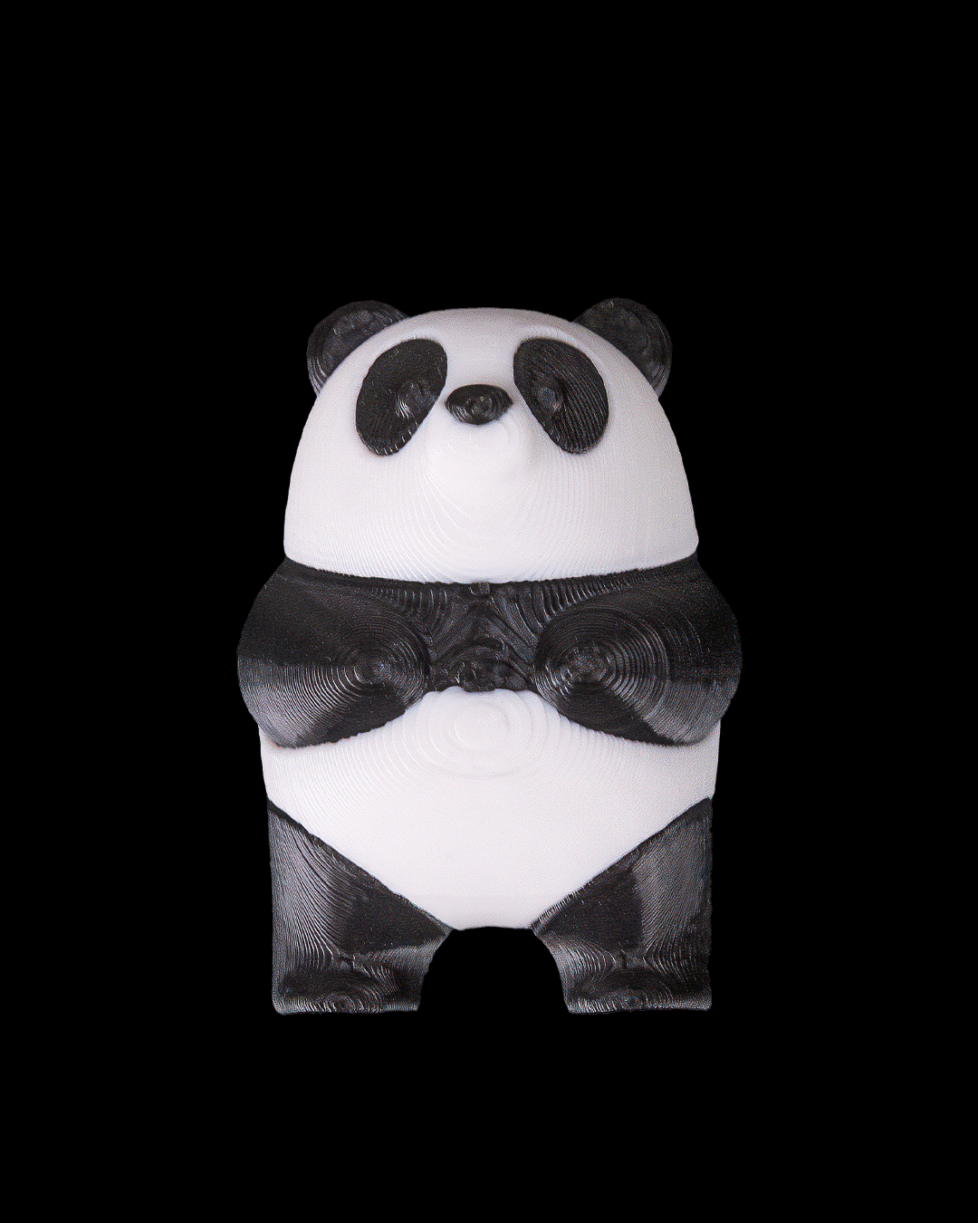 Laying Panda - view 2