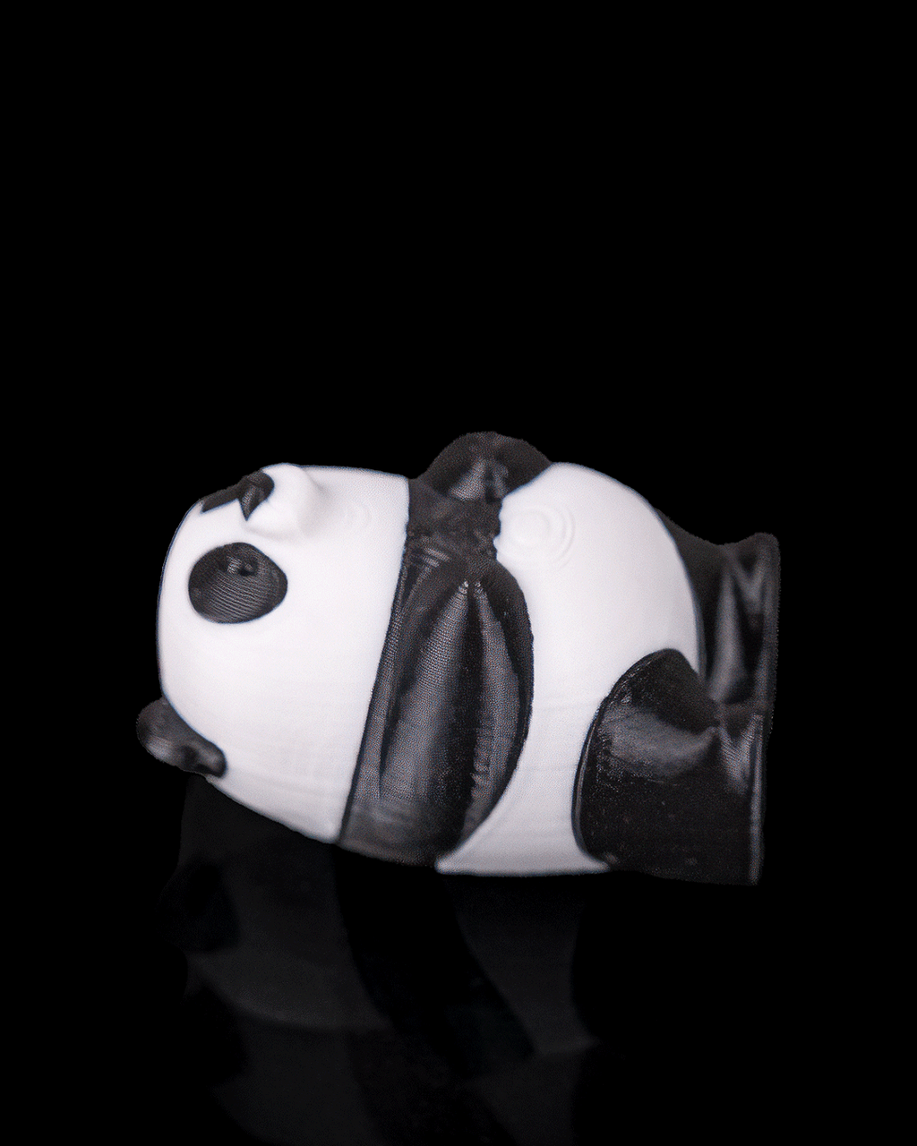 Laying Panda - view 3
