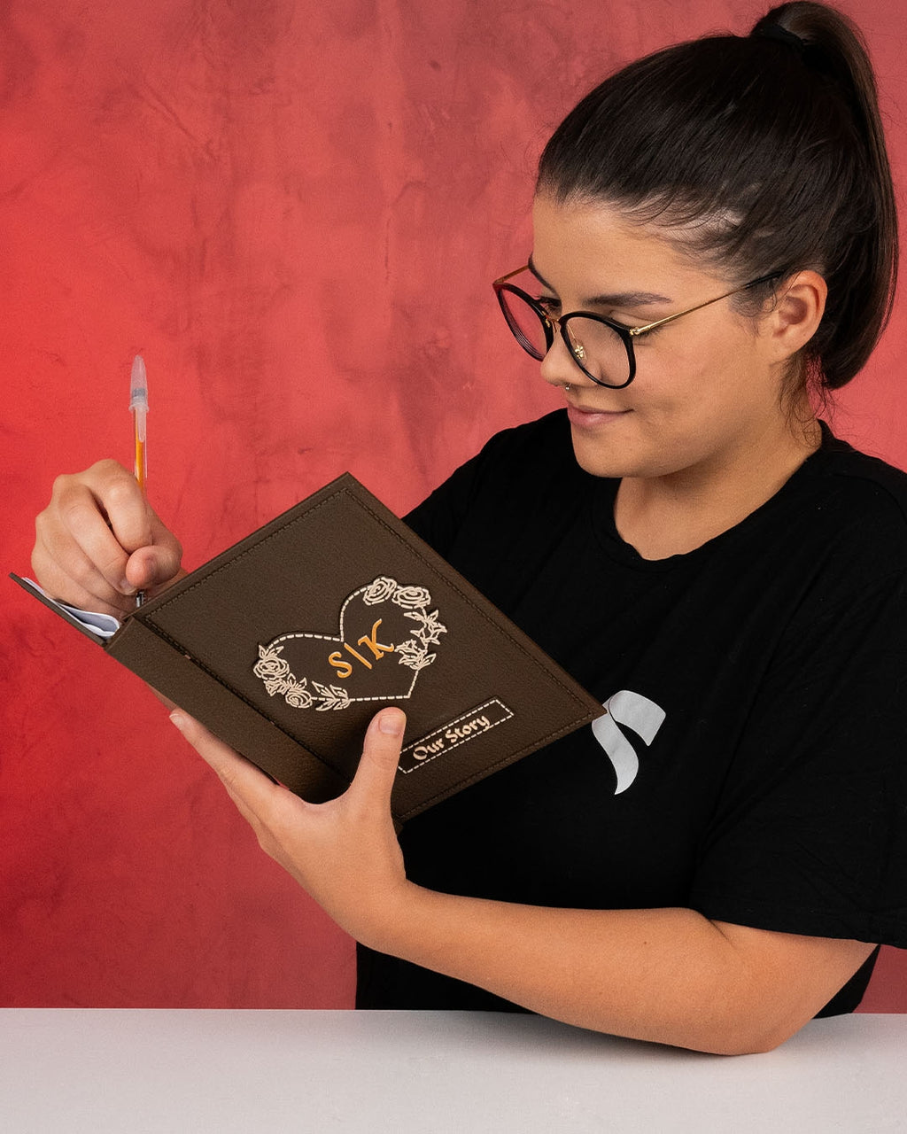 Leather Book Custom Scrapbook - view 3
