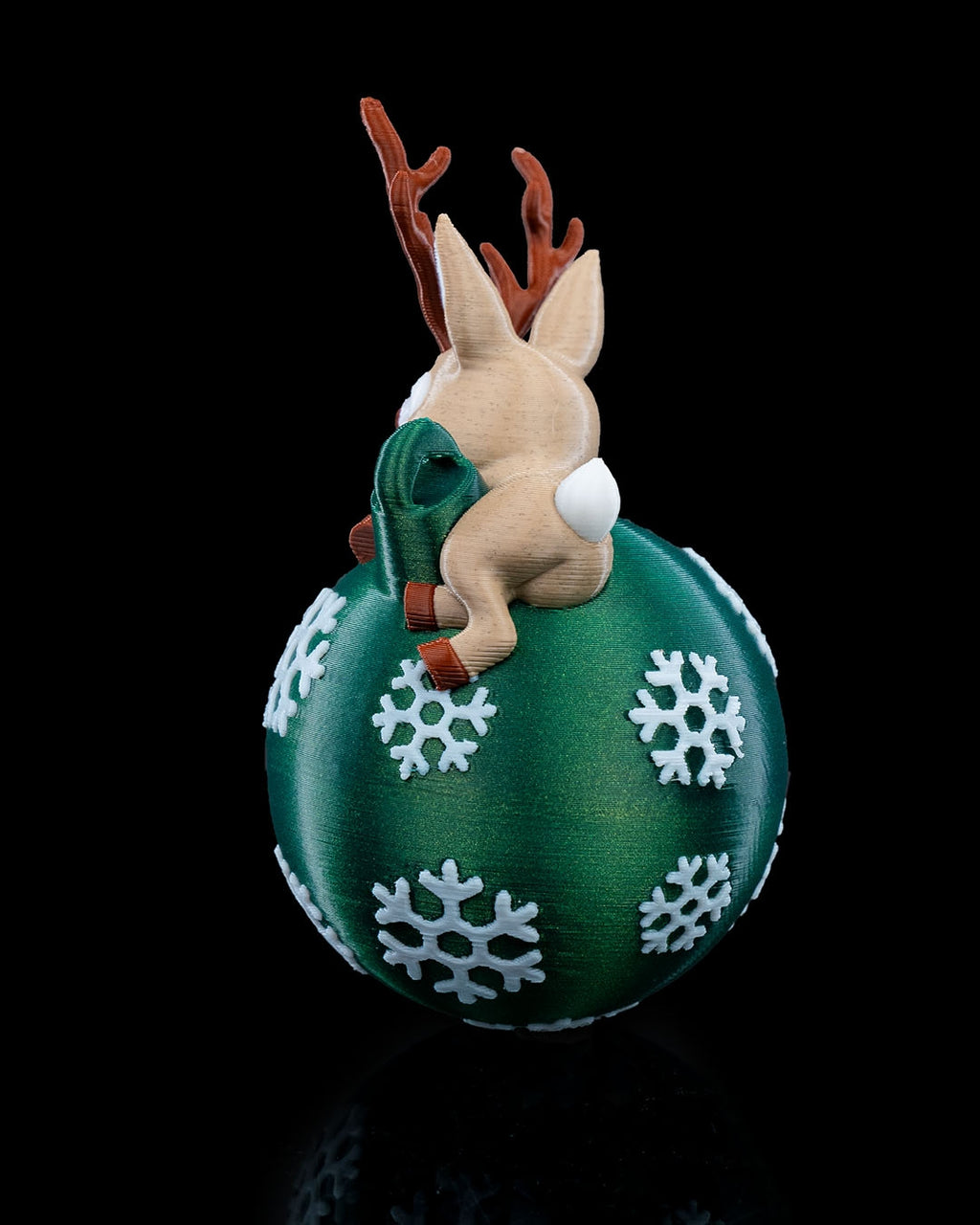 Lying Reindeer Christmas Ornament - view 6