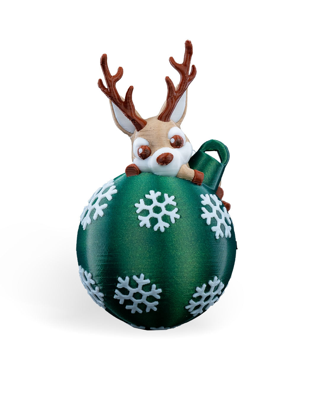Lying Reindeer Christmas Ornament - view 7