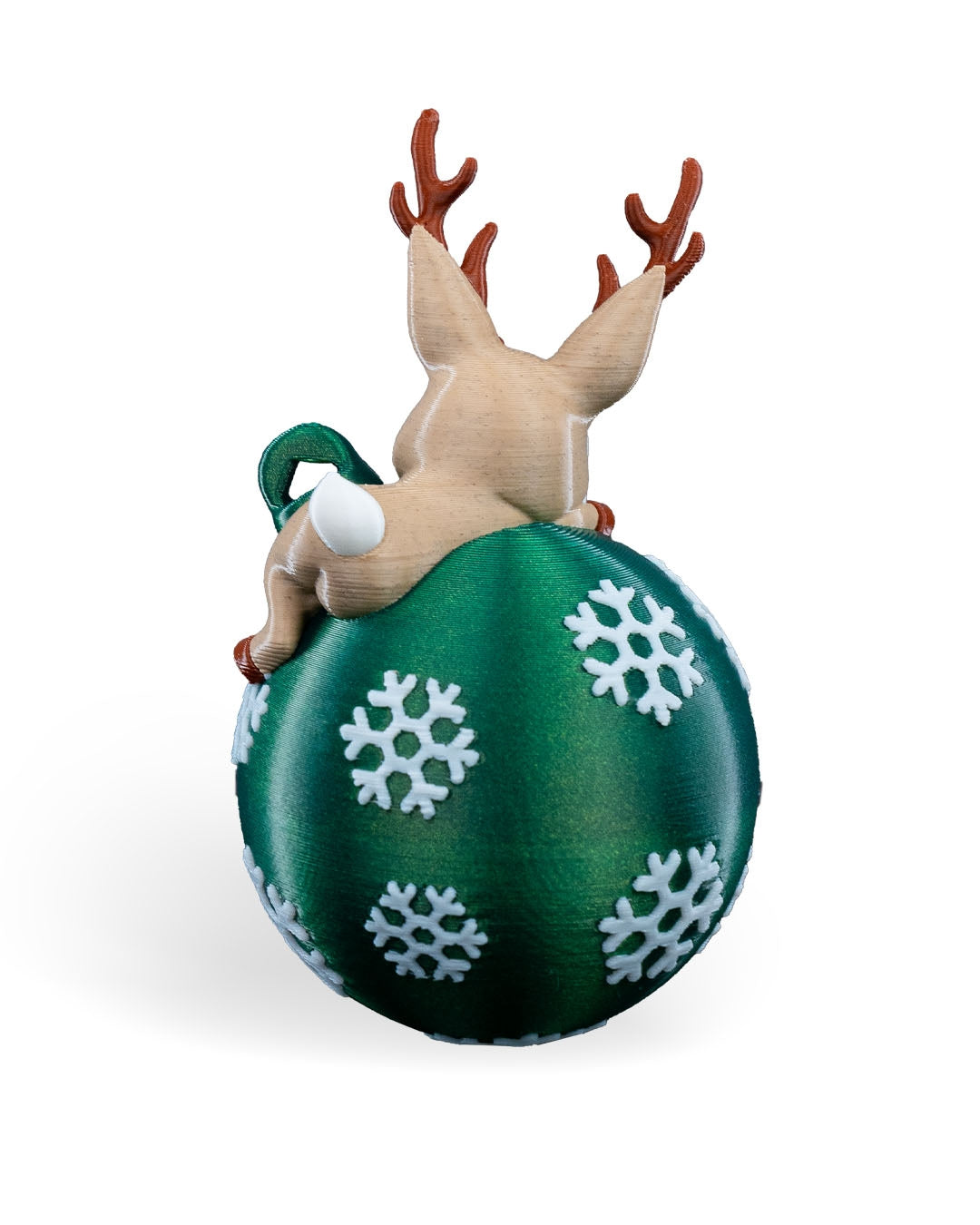 Lying Reindeer Christmas Ornament - view 9