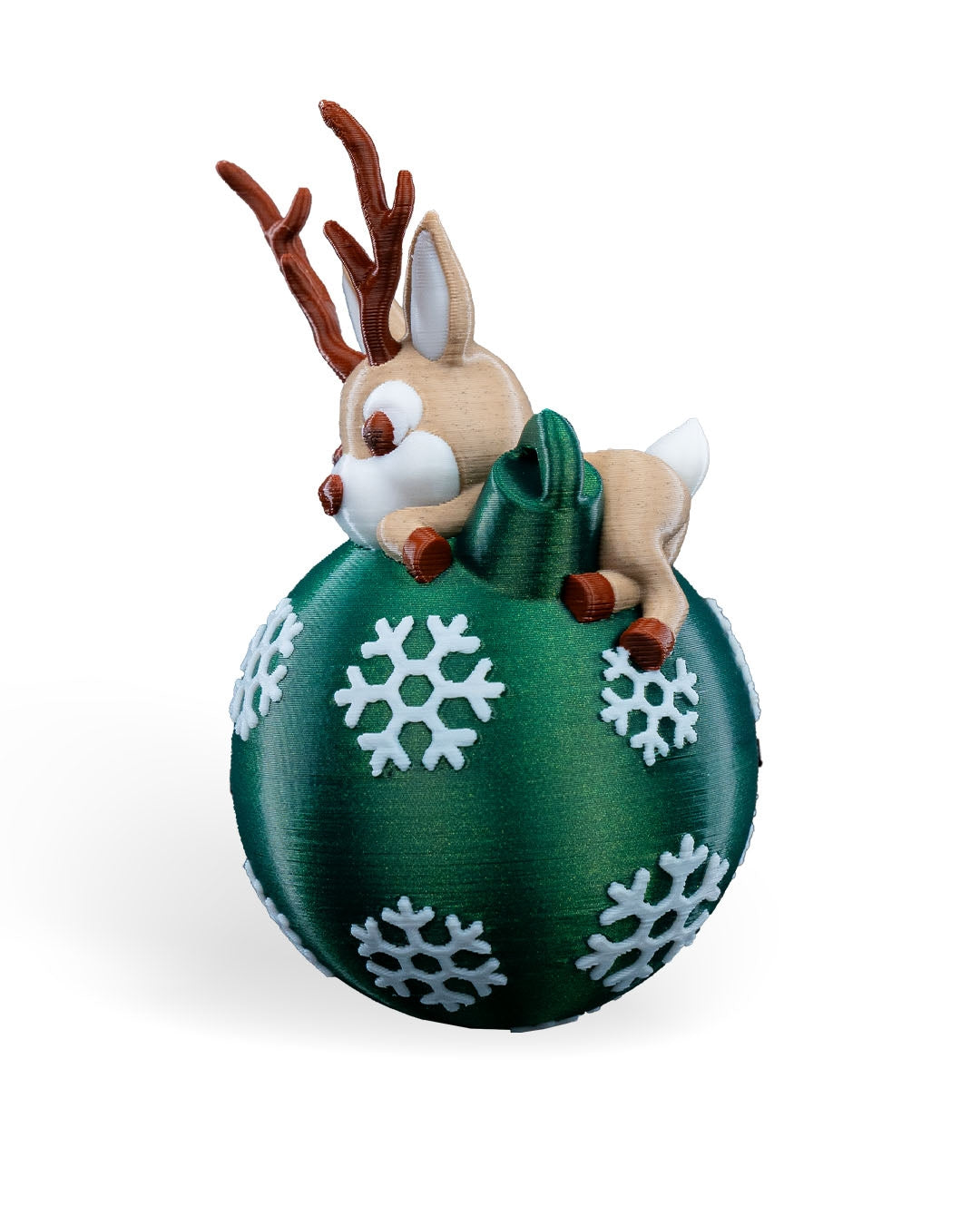 Lying Reindeer Christmas Ornament - view 10