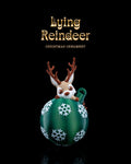 Lying Reindeer Christmas Ornament