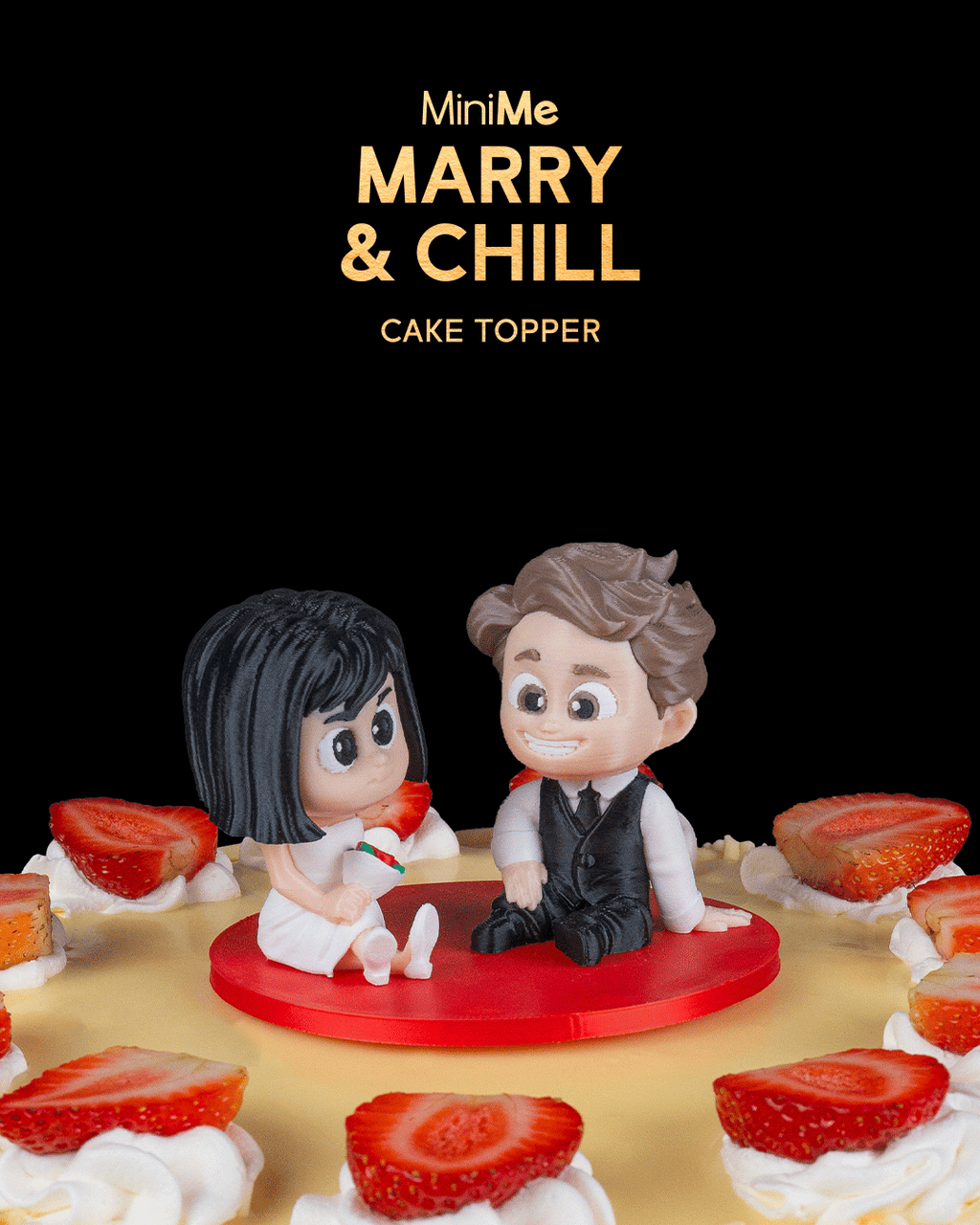 Marry & Chill  - Cake Topper