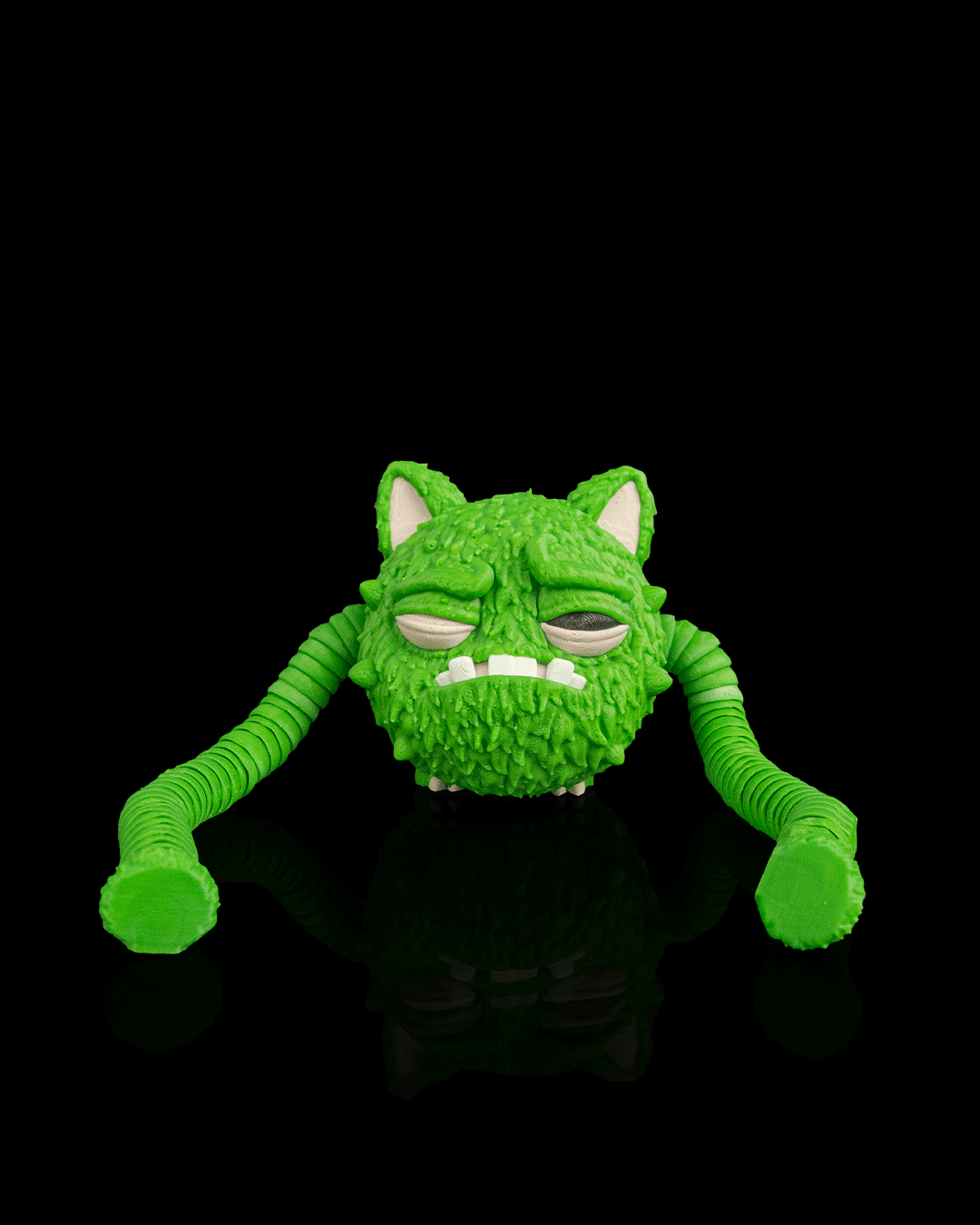 Mibbin Grumpy Fidget Keychain – 3D Printed