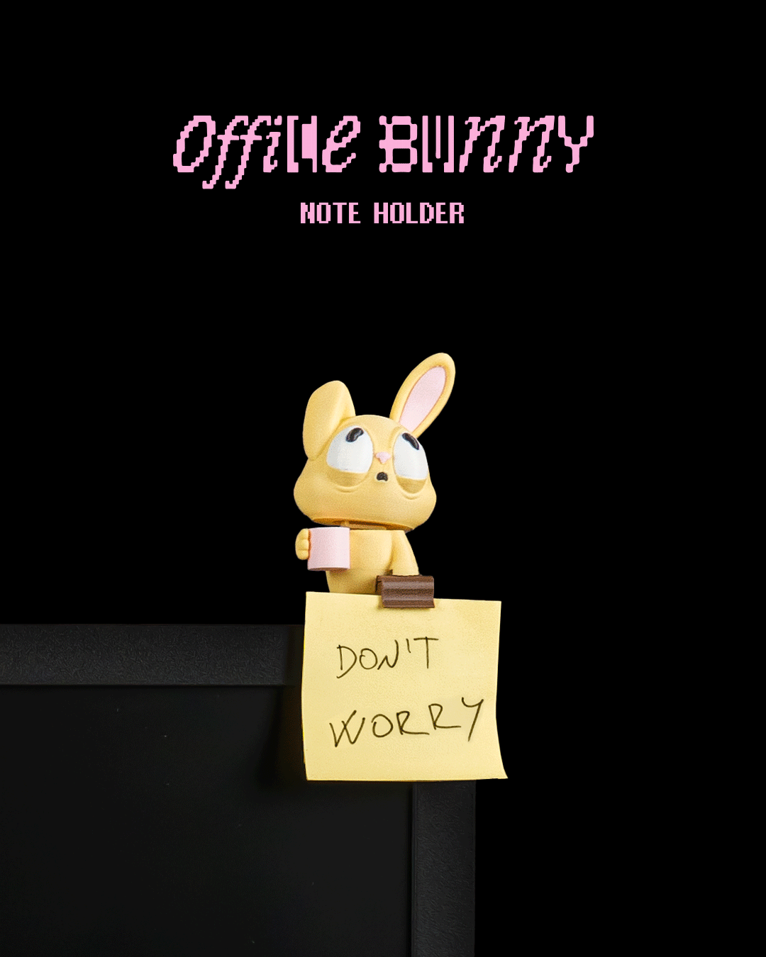 Office Bunny - Note Holder