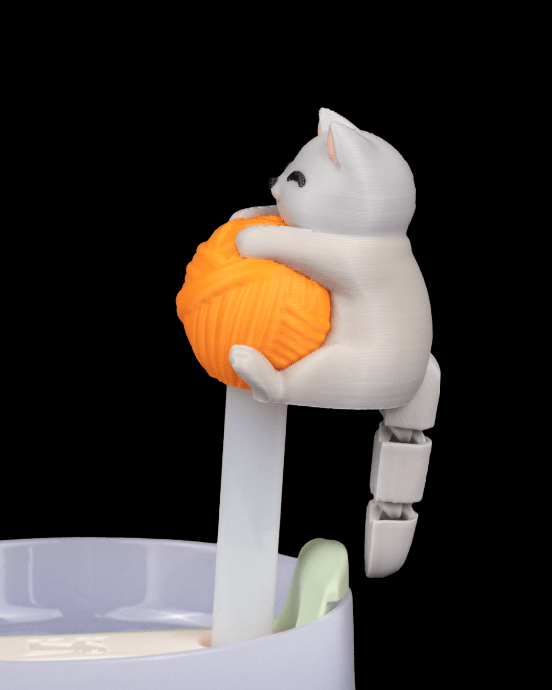 Pawsitively Hydrated - Straw Topper & Charm - view 6