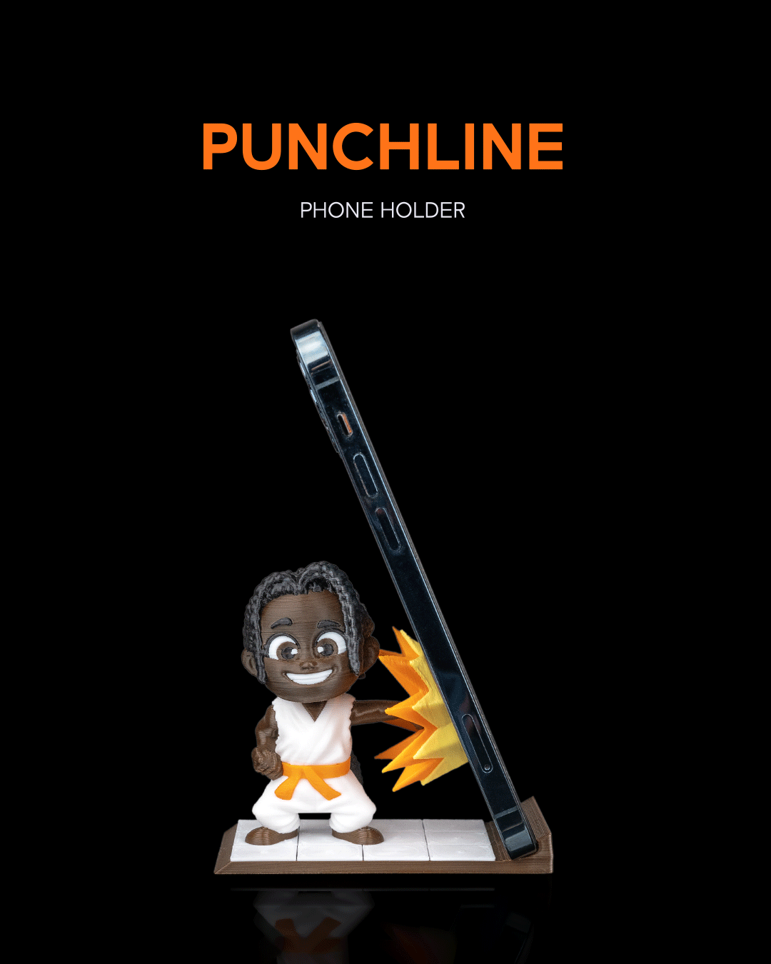Punchline Phone Holder