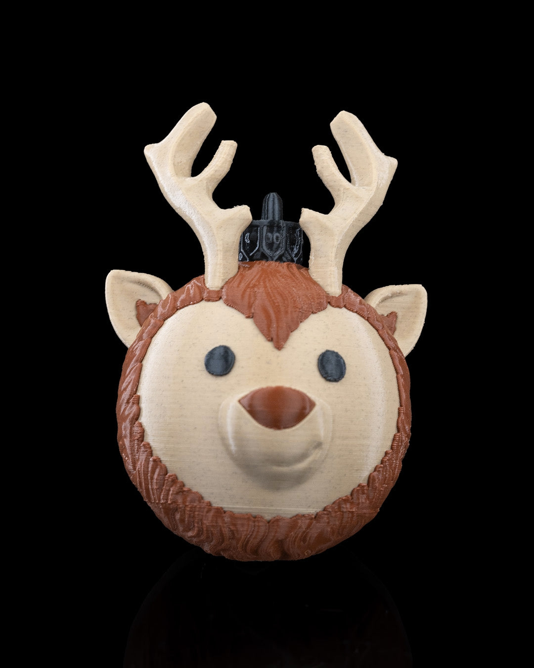 Reindeer Head Christmas Ornament - view 5
