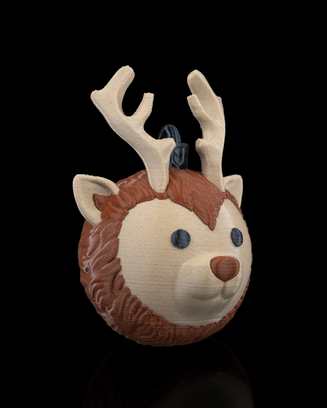 Reindeer Head Christmas Ornament - view 6