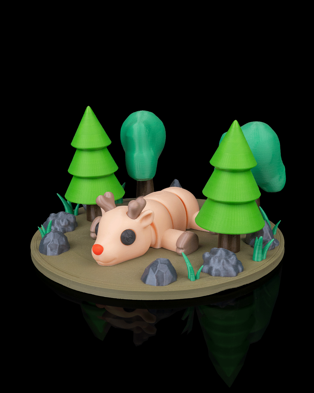 Resting Reindeer - view 4