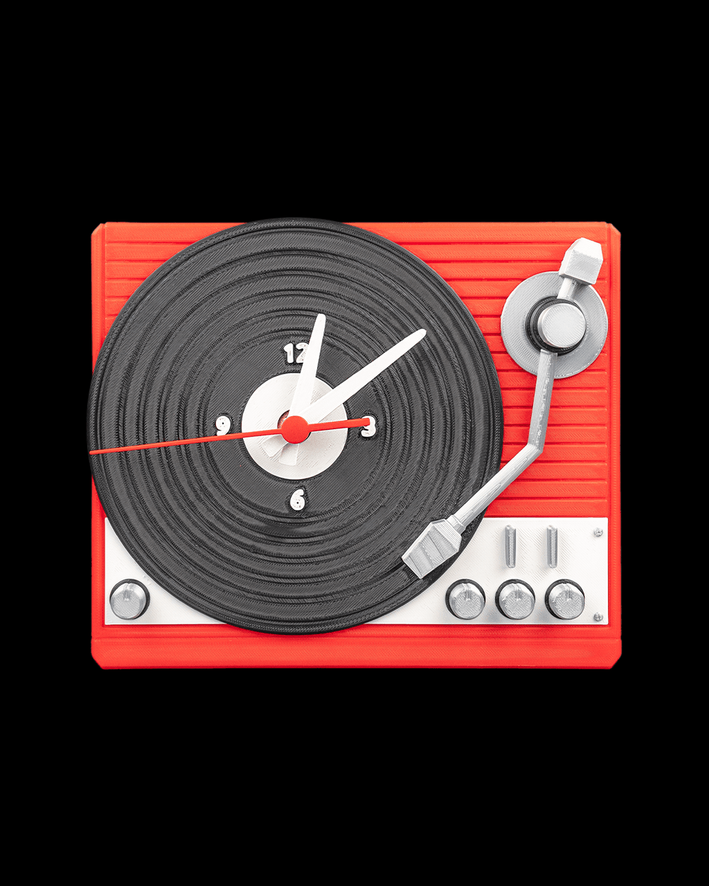 Retro Turntable - Wall Clock - view 2