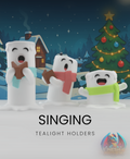 Singing Candle Tealight Holders