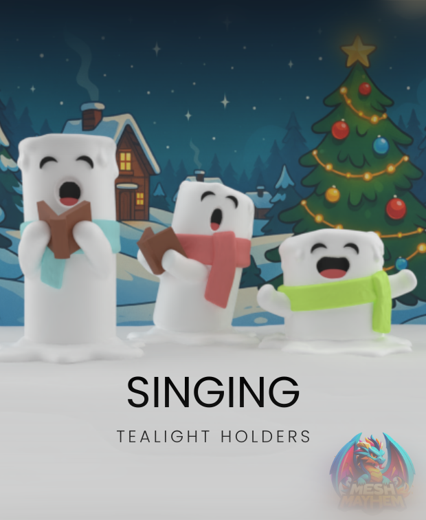 Singing Candle Tealight Holders