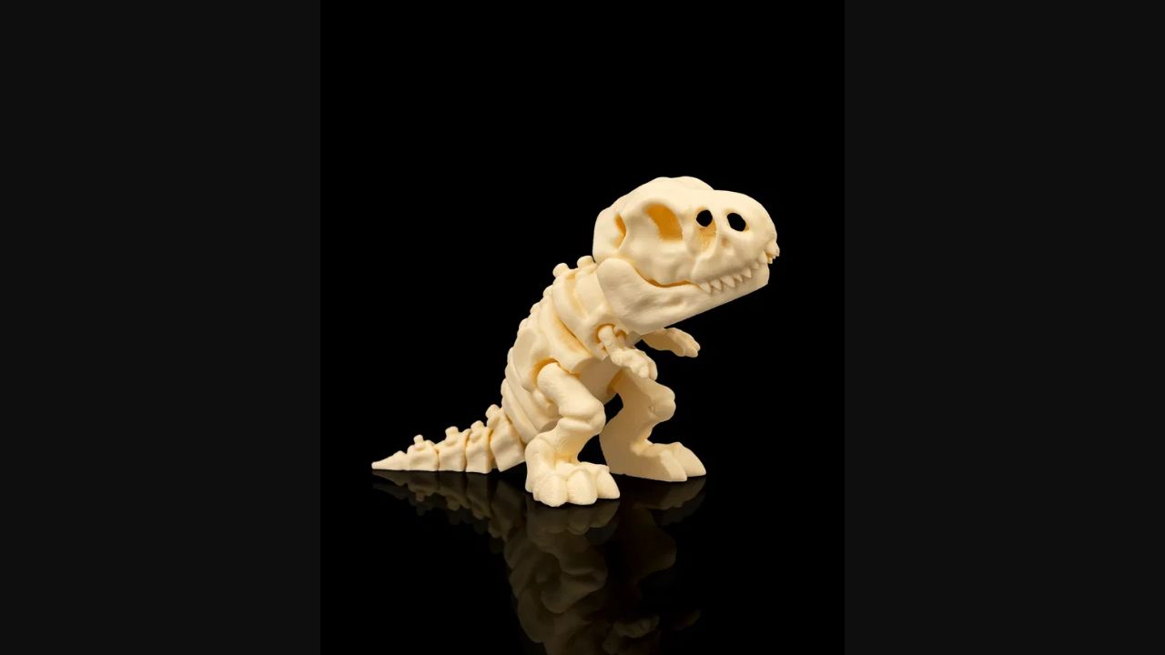 Skeleton T-Rex – 3D Printed Dinosaur Figure