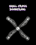 Skull Cross Boomerang