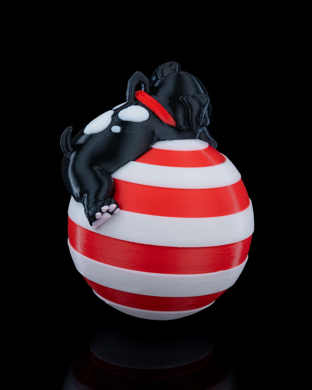 Sleeping Dog Christmas Ornament - view 4
