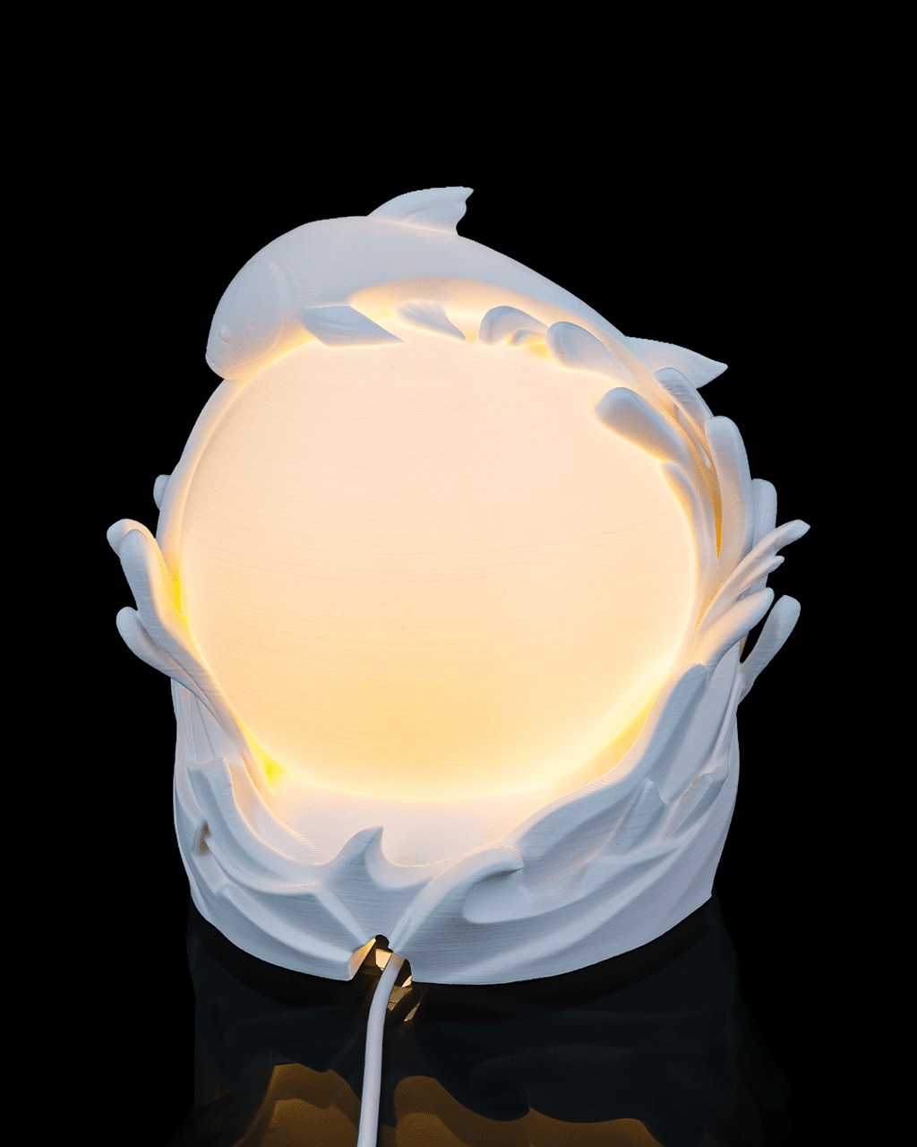 Twin Fish Sphere - Table Lamp - view 4