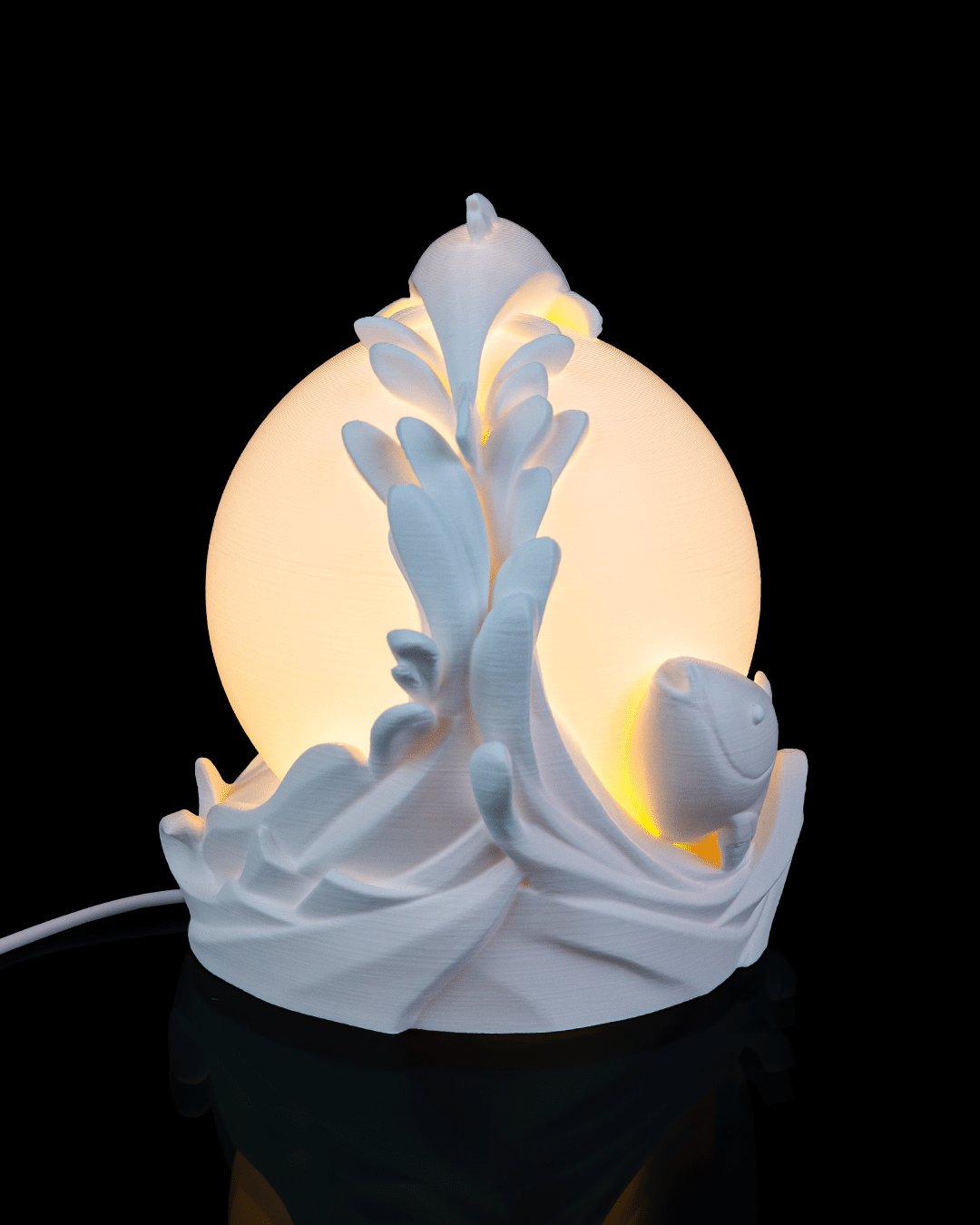 Twin Fish Sphere - Table Lamp - view 5