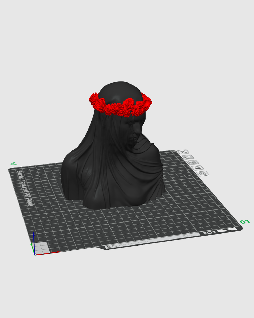 Veil of Silence - Statue - view 7