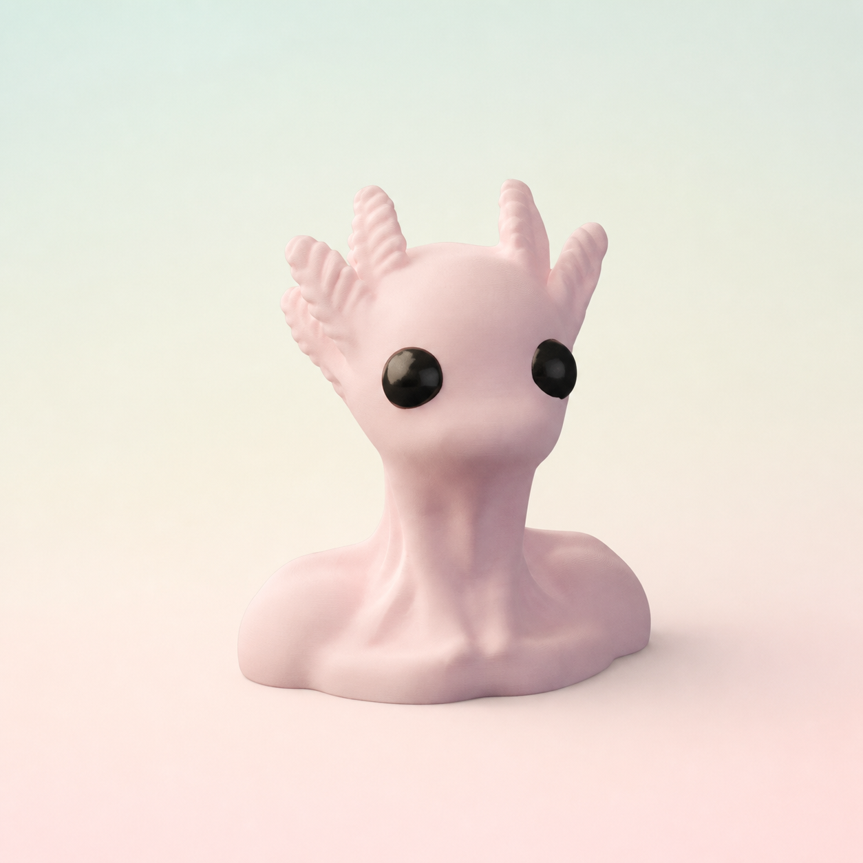 Alien Axolotl Sculpture