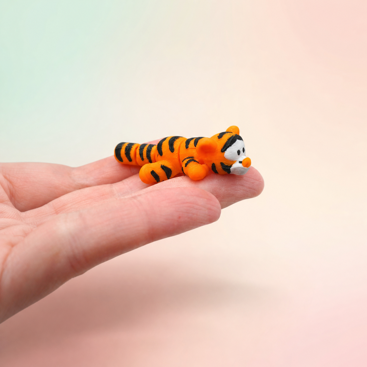 Articulated Baby Tiger Figure