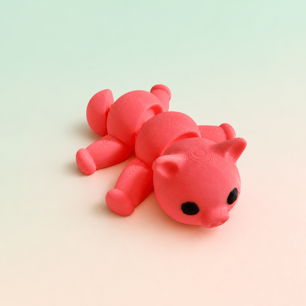 Articulated Pig Figure