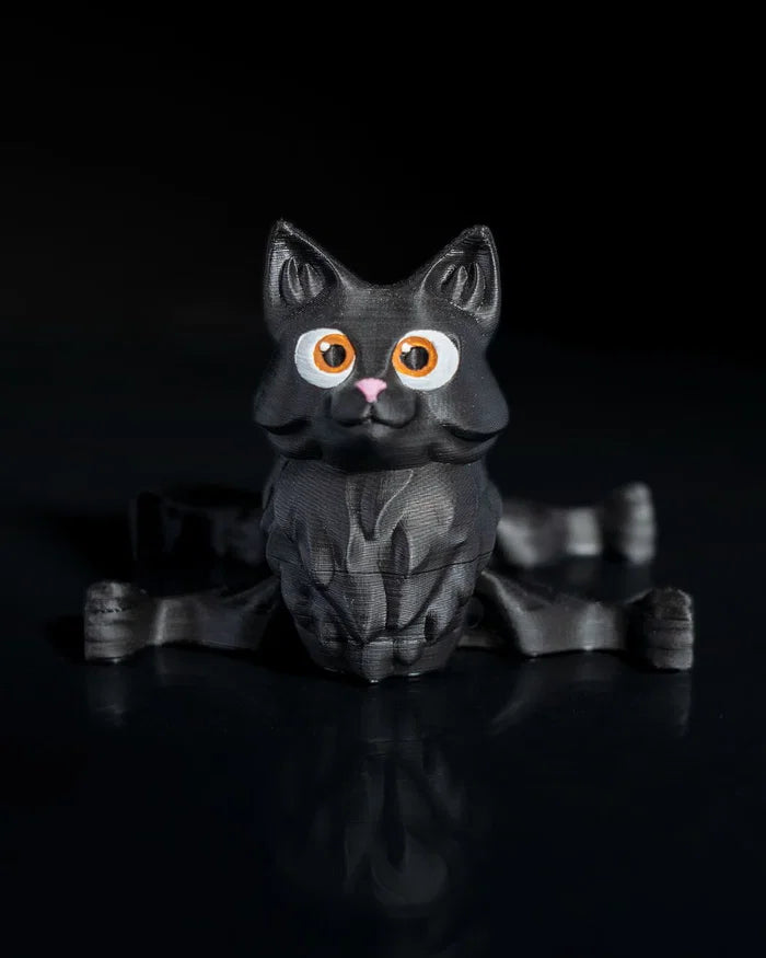 Fluffy Kitten – 3D Printed Articulated Cat Toy